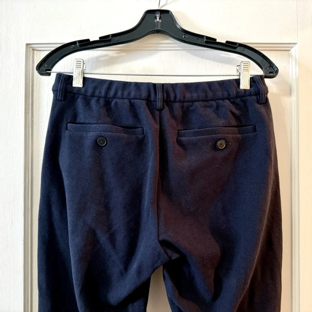 Uniqlo | Men's Navy Milano Knit Jogger Pants S